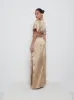 Zara Twist Knot Bridesmaid Dress - Bronze sold by Pretty Lavish