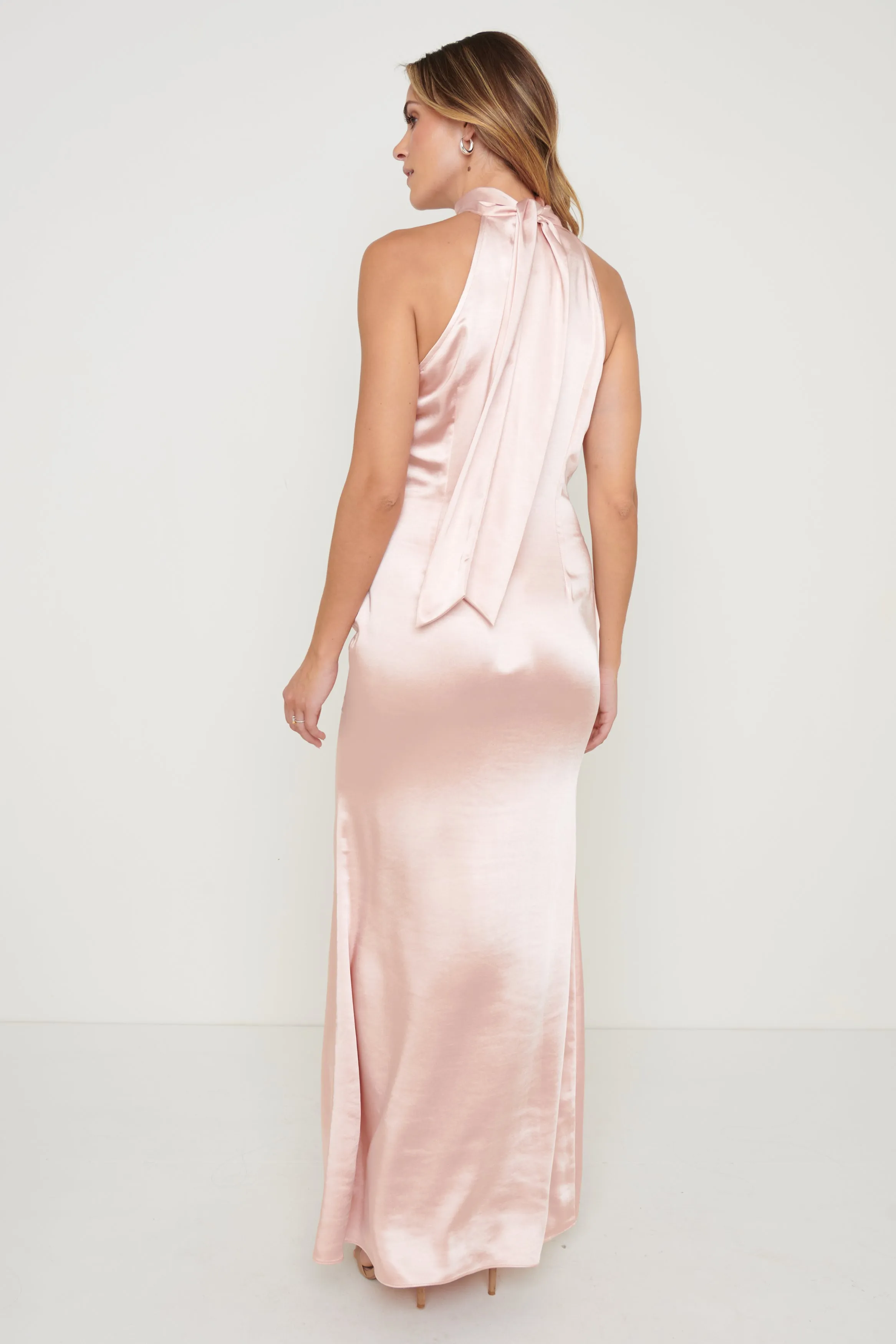 Odelle Maxi Bridesmaid Dress - Matte True Blush sold by Pretty Lavish product image thumbnail 2