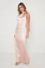 Odelle Maxi Bridesmaid Dress - Matte True Blush sold by Pretty Lavish