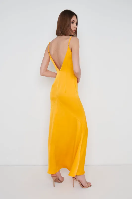 Bree Strappy Maxi Dress - Tangerine sold by Pretty Lavish