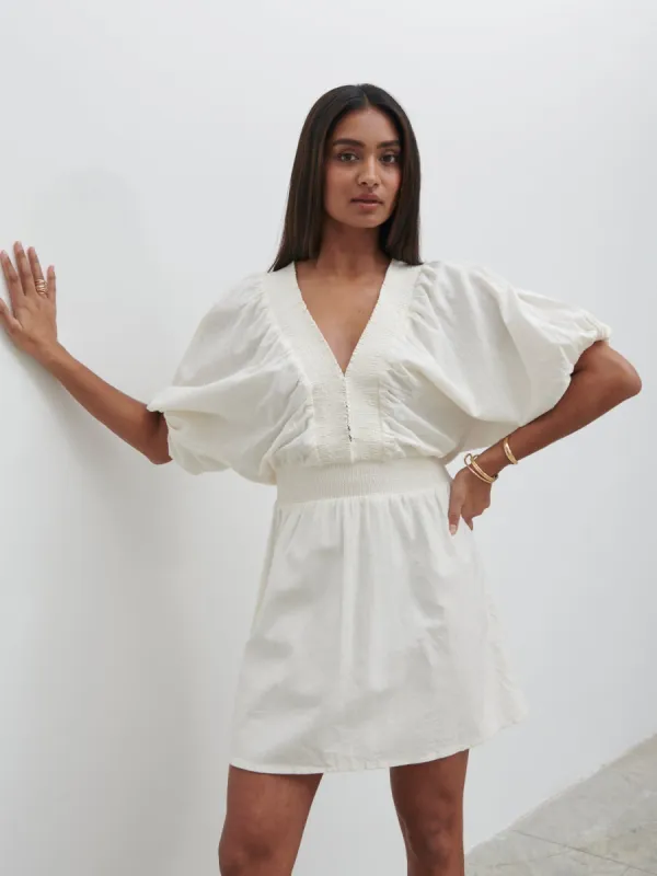 Bailey Mini Dress - White sold by Pretty Lavish