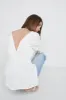 Ottilie Tie Top - White sold by Pretty Lavish