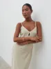 Harper Slip Midaxi Dress - Gold and Oyster sold by Pretty Lavish
