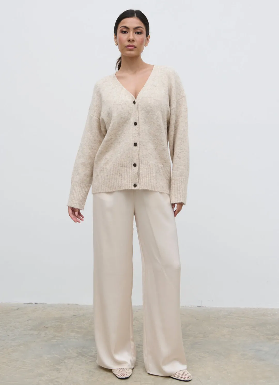 Otto Knit Cardigan - Cream sold by Pretty Lavish product image thumbnail 4