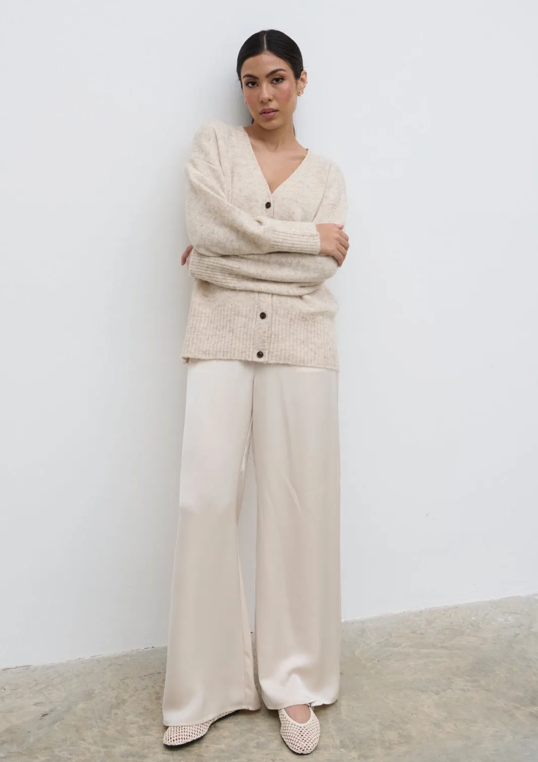 Otto Knit Cardigan - Cream sold by Pretty Lavish product image thumbnail 5
