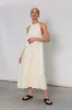 Fallon High Neck Midi Dress - Lemon Yellow sold by Pretty Lavish