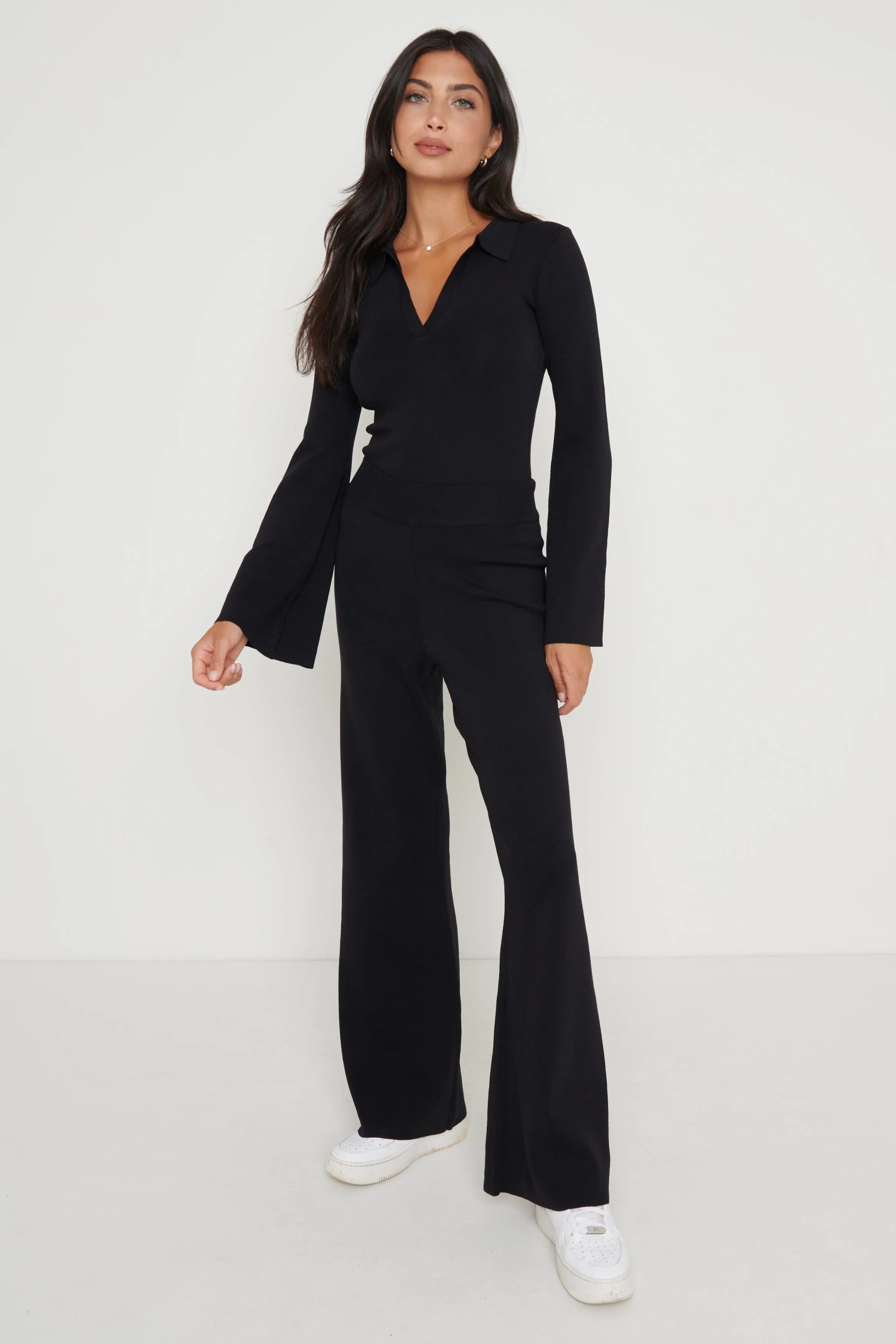 Hayden Knit Trousers - Black sold by Pretty Lavish product image thumbnail 5