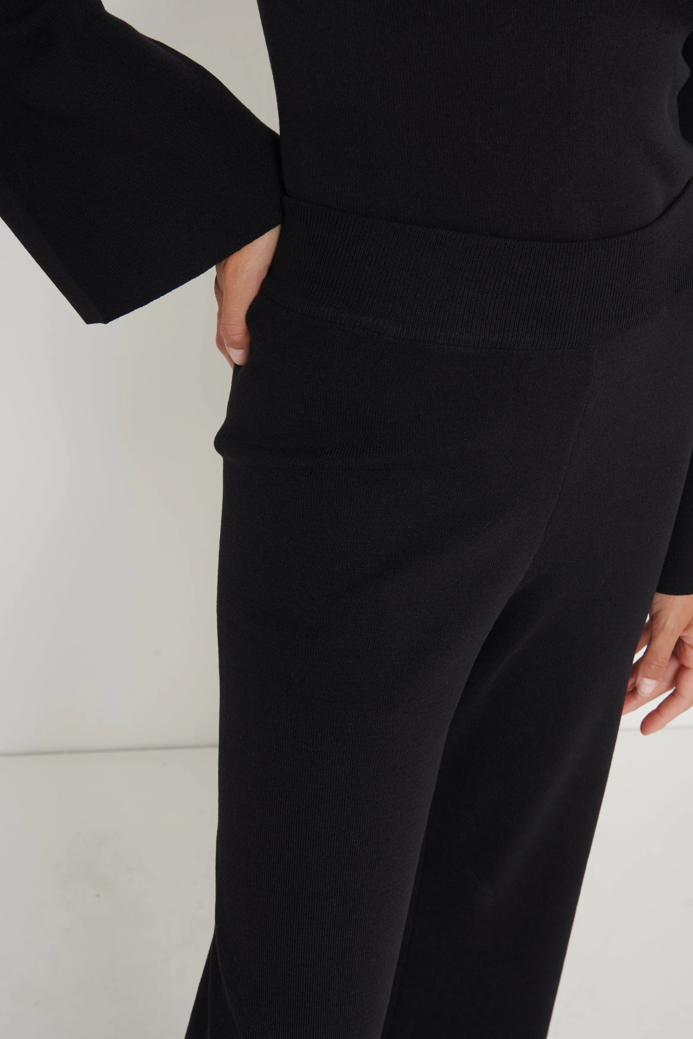 Hayden Knit Trousers - Black sold by Pretty Lavish product image thumbnail 4