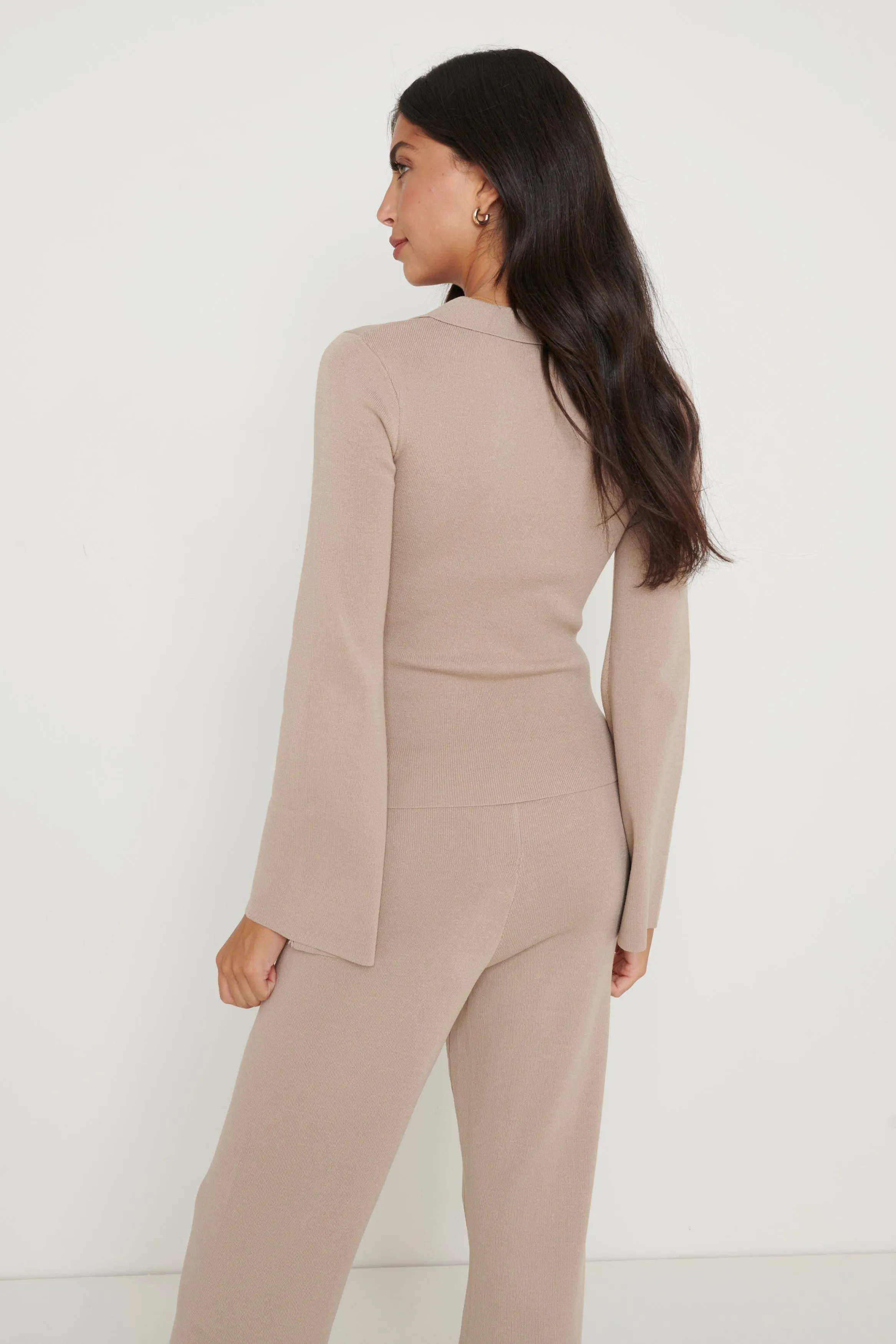 Hayden Knit Top - Beige sold by Pretty Lavish product image thumbnail 5