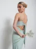 Kehlani Twist Cami Bridesmaid Dress - Sage sold by Pretty Lavish