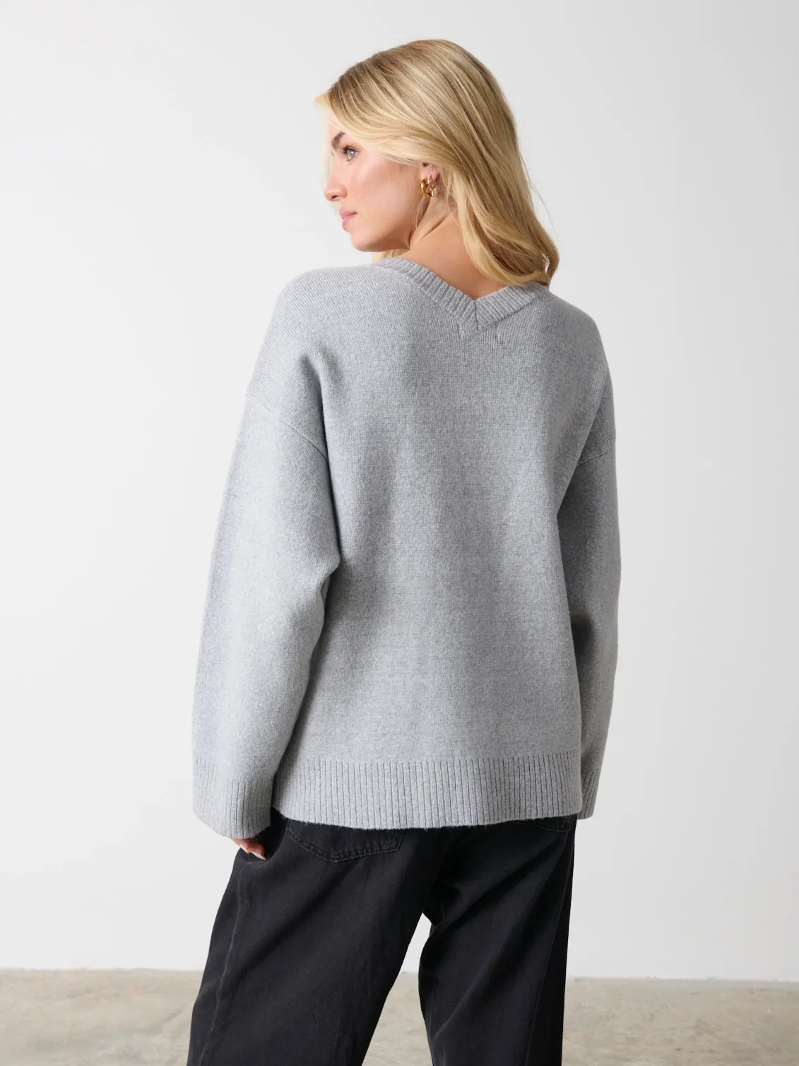Makai Oversized Cardigan - Grey sold by Pretty Lavish product image thumbnail 3