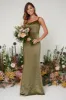Amelia Maxi Bridesmaid Dress - Matte Military Olive sold by Pretty Lavish