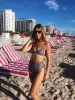 Leola Triangle Bikini Top - Brown sold by Pretty Lavish