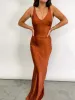 Piper Maxi Dress - Matte Copper sold by Pretty Lavish