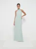 Odelle Chiffon Maxi Bridesmaid Dress - Sage sold by Pretty Lavish