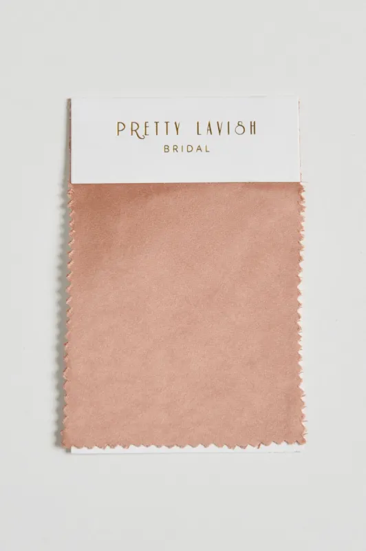 Matte Satin Cinnamon Bridesmaid Swatch sold by Pretty Lavish
