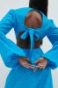 Amber Cut Out Midaxi Dress - Santorini Blue sold by Pretty Lavish