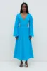 Amber Cut Out Midaxi Dress - Santorini Blue sold by Pretty Lavish
