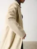 Ezra Boxy Collared Coat - Oatmeal sold by Pretty Lavish