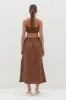 Artie Cut Out Midaxi Dress - Espresso sold by Pretty Lavish