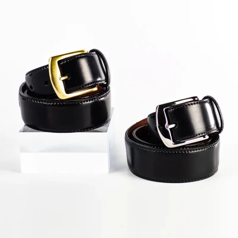 MB 5915 - Alden 38mm Black Shell Cordovan Belt sold by Alden on Madison