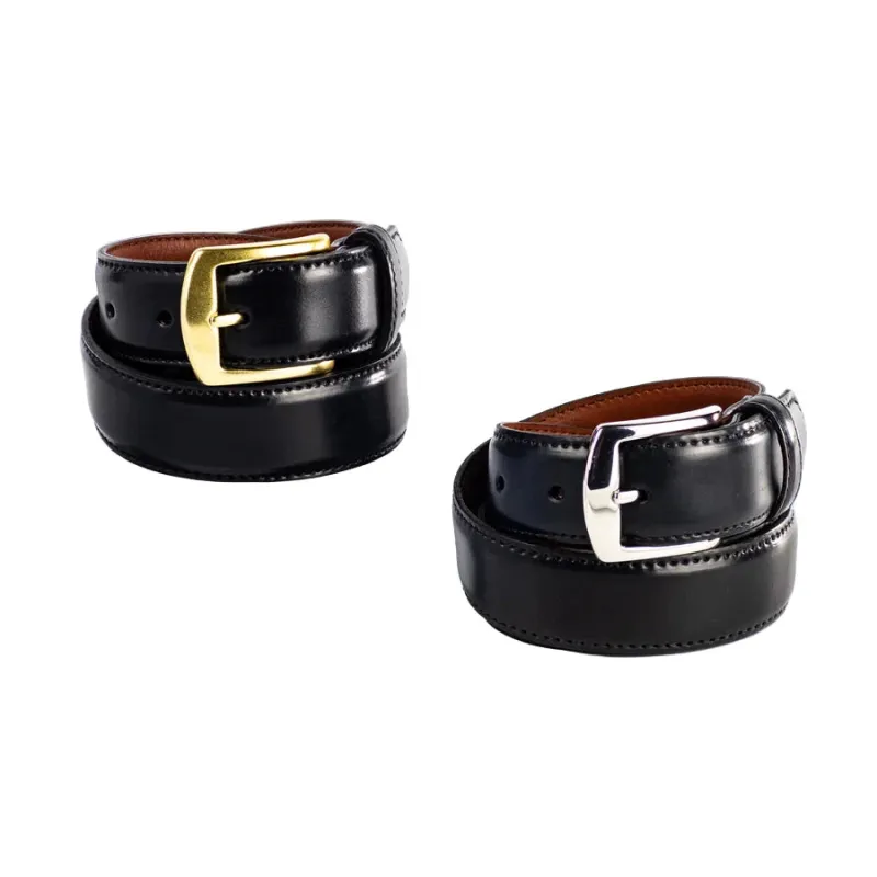 MB 0915 - Alden 32mm Black Shell Cordovan Belt sold by Alden on Madison