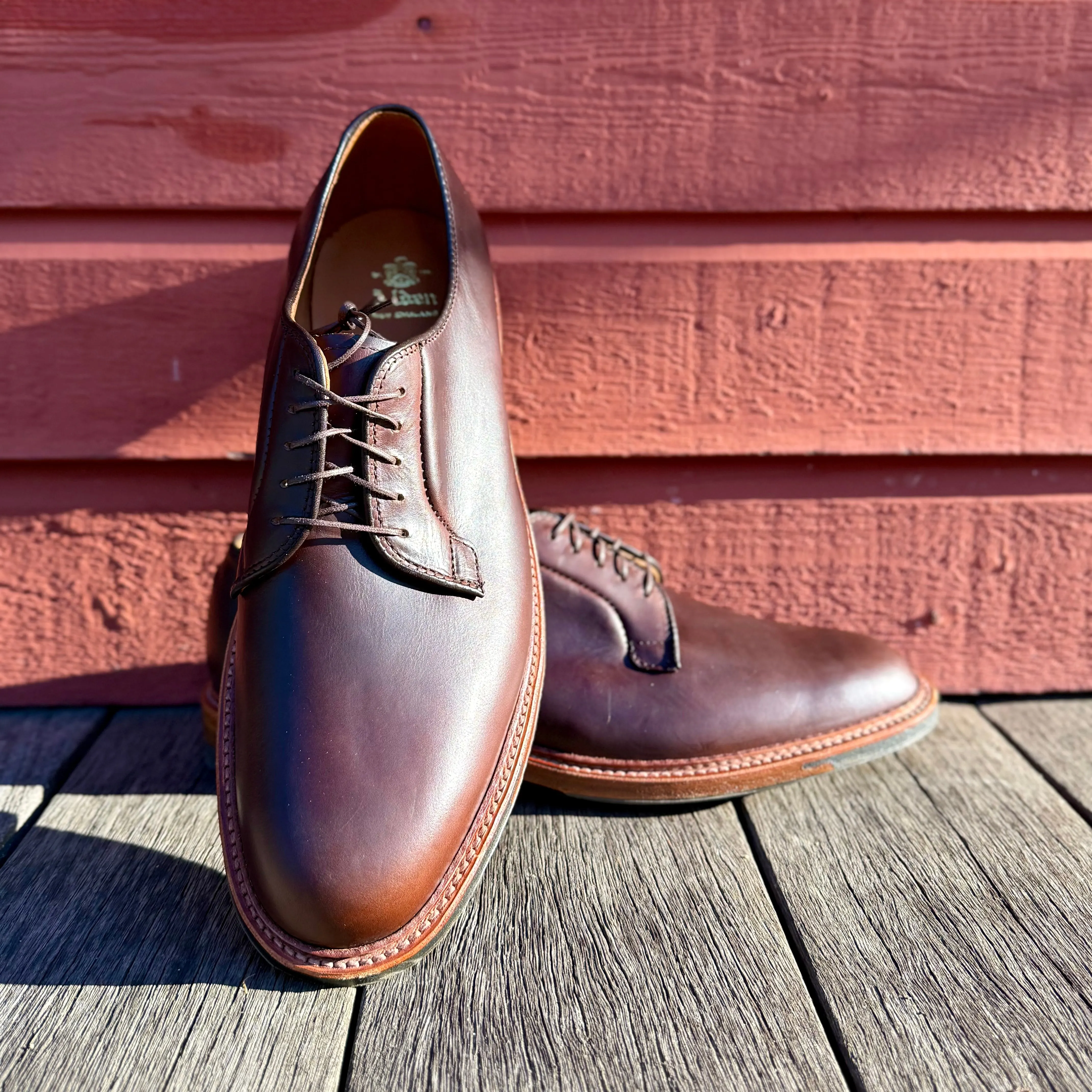 9506C - Plain Toe Blucher w Commando Brown CXL sold by Alden on Madison product image thumbnail 2