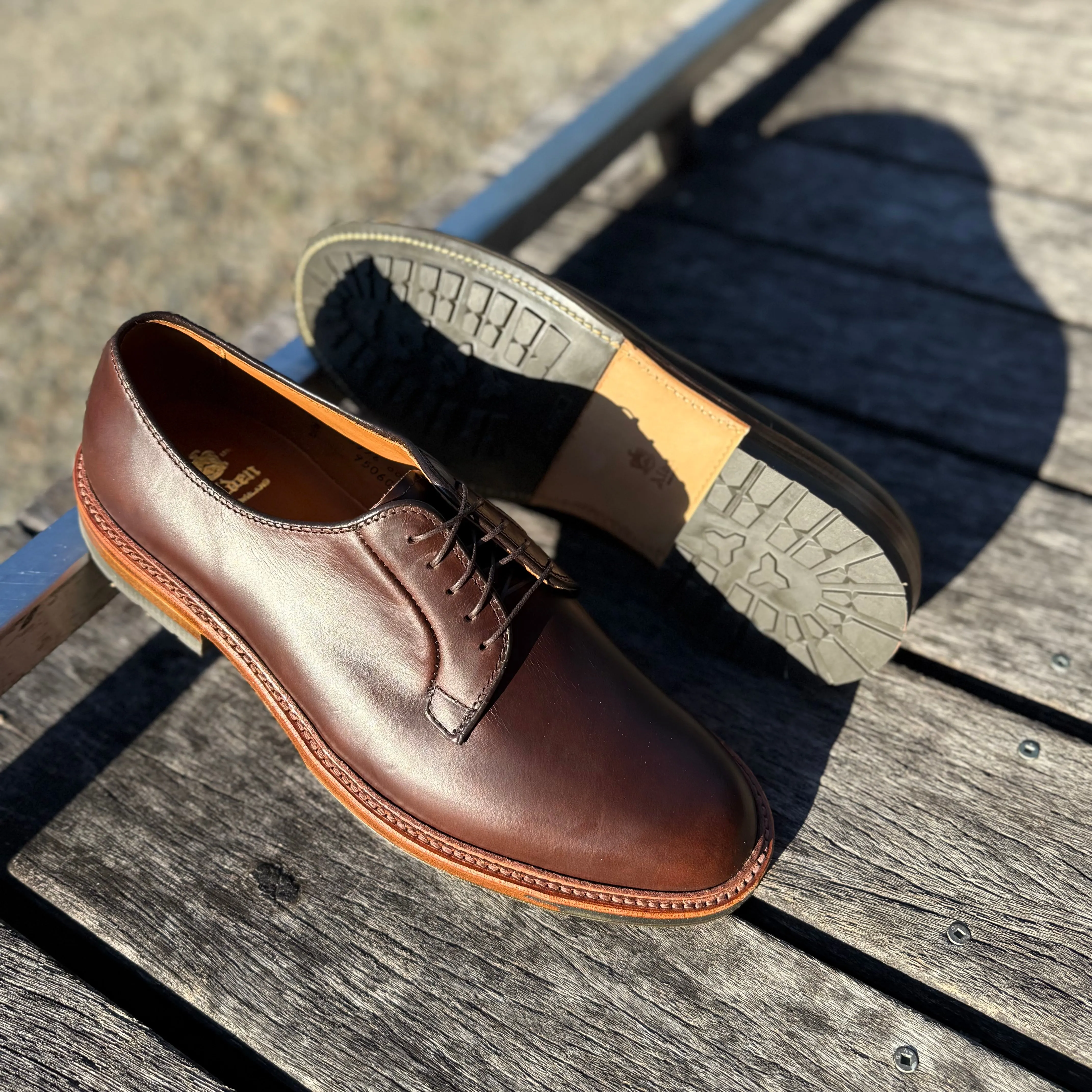 9506C - Plain Toe Blucher w Commando Brown CXL sold by Alden on Madison product image thumbnail 4