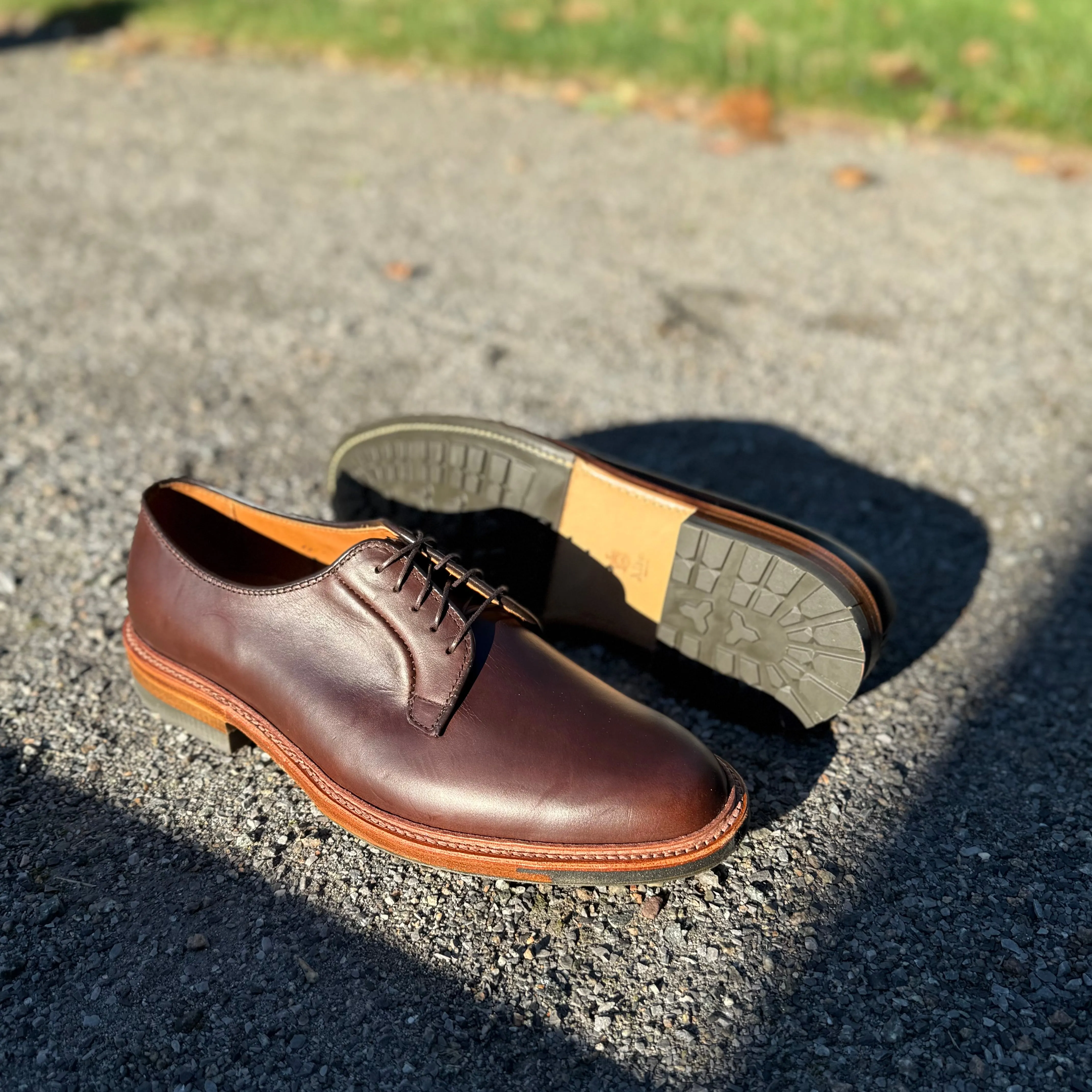 9506C - Plain Toe Blucher w Commando Brown CXL sold by Alden on Madison product image thumbnail 3