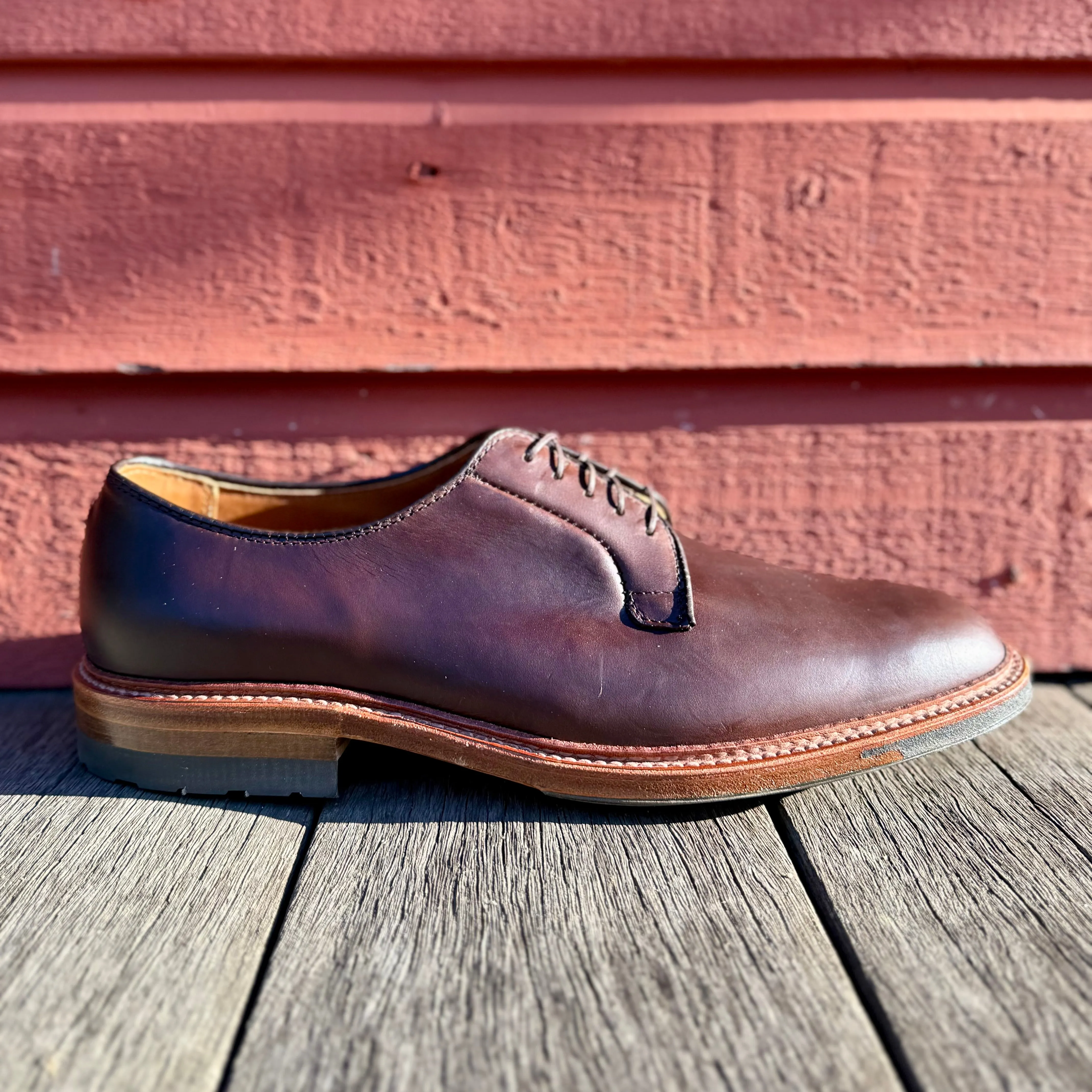 9506C - Plain Toe Blucher w Commando Brown CXL sold by Alden on Madison product image thumbnail 5