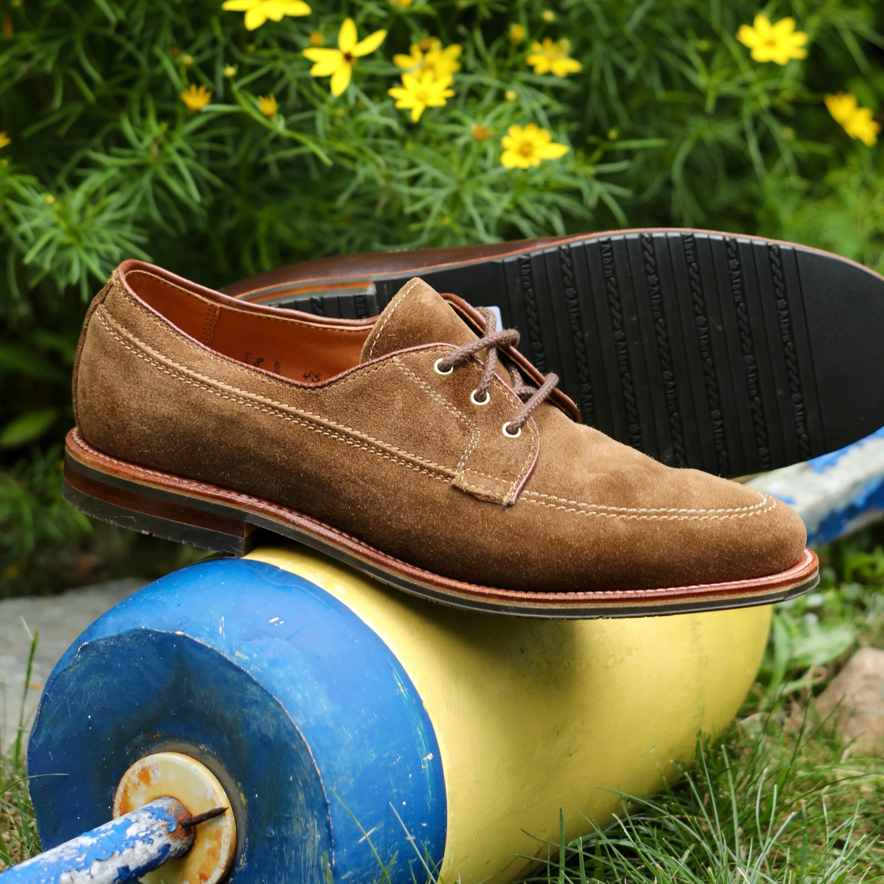 735L - Ivy Blucher in Snuff Suede sold by Alden on Madison