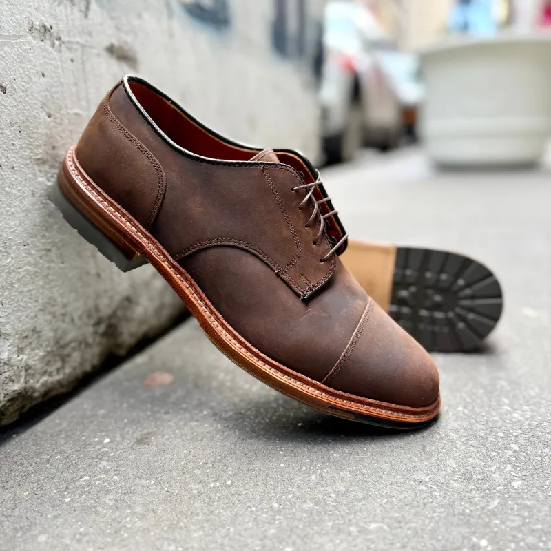 D4519C - Tobacco Chamois Cap Toe Blucher sold by Alden on Madison