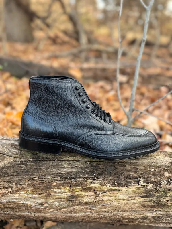 39615LH - The "Han" Boot in Black Regina Grain sold by Alden on Madison