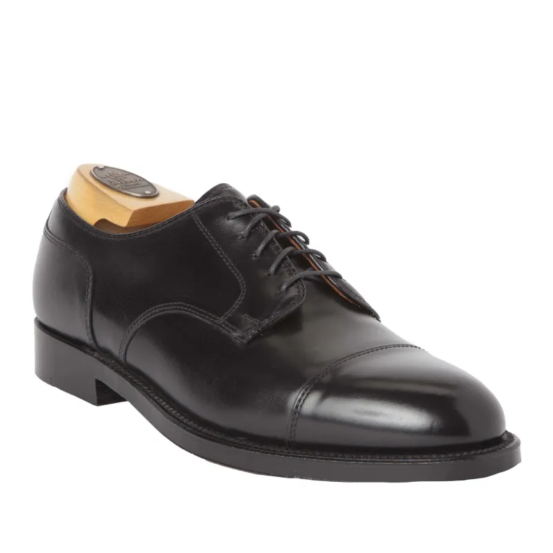 971 - Cap Toe Blucher in Black Calfskin sold by Alden on Madison