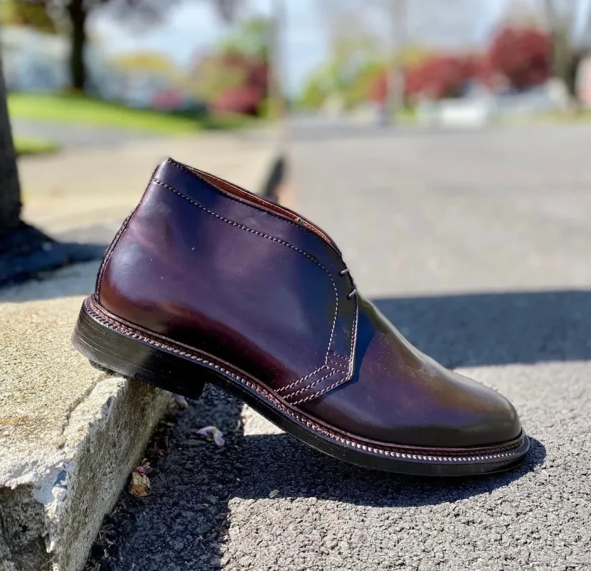 1339 - Chukka Boot in Color 8 Shell Cordovan sold by Alden on Madison