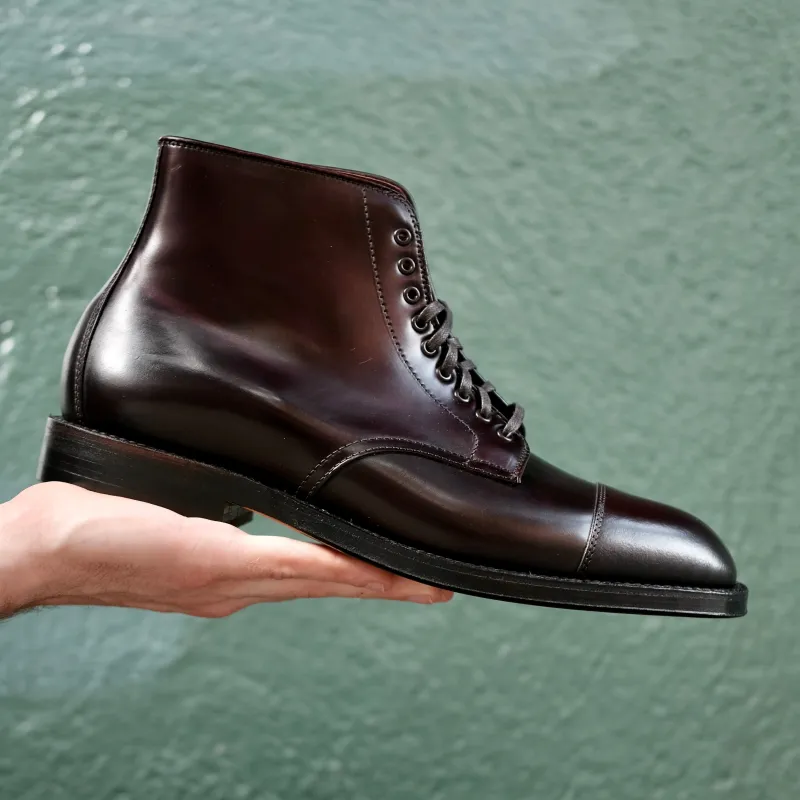 4060 - Cap Toe Boot in Color 8 Shell Cordovan sold by Alden on Madison