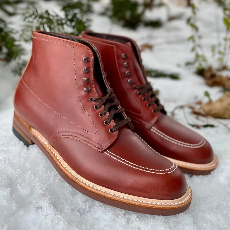 405 - Indy Boot (Original) in Mid Brown Calfskin sold by Alden on Madison