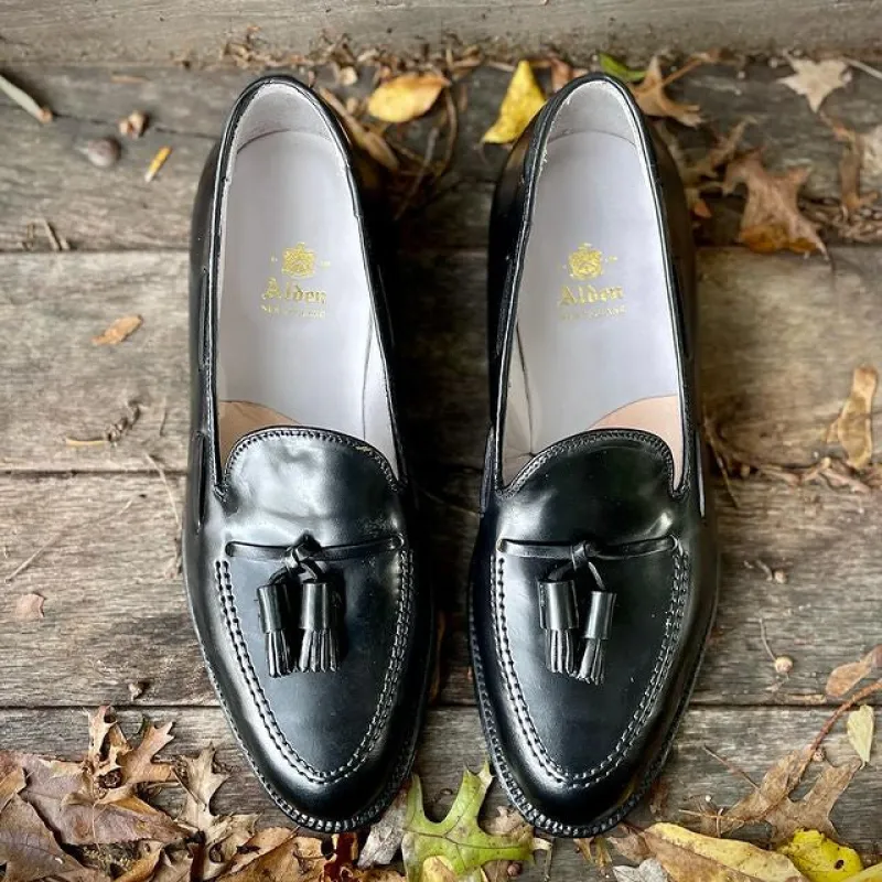 664 - Tassel Loafer in Black Shell Cordovan sold by Alden on Madison