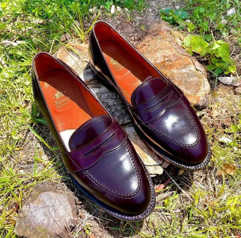 684 - Full Strap Loafer in Color 8 Shell sold by Alden on Madison