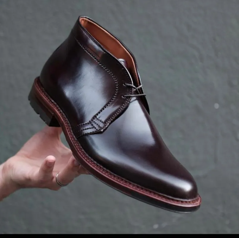 D5706C - Antique Chukka Boot in Color 8 Shell Cordovan sold by Alden on Madison