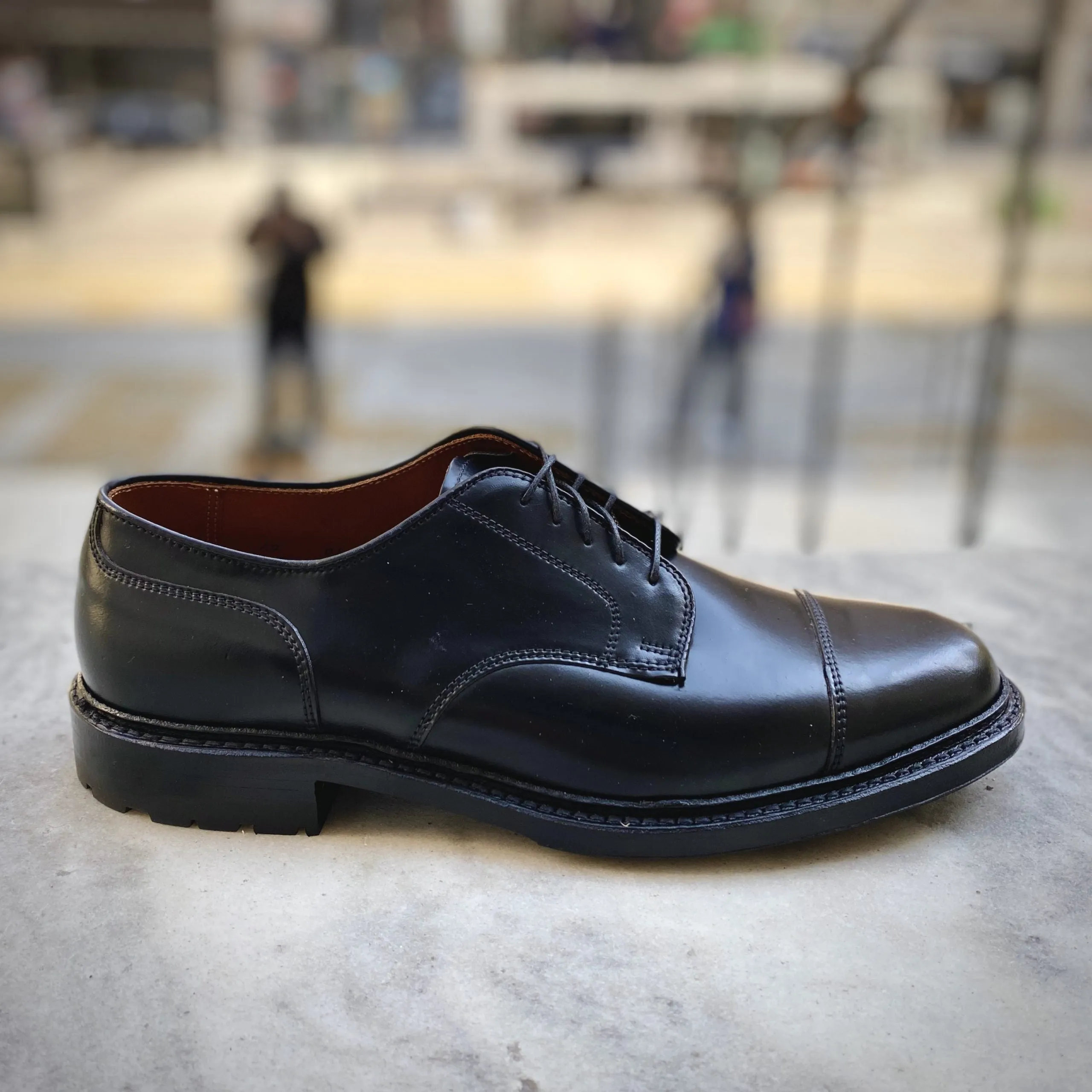2175C - DeRosa Captoe Blucher in Black Shell sold by Alden on Madison product image thumbnail 2
