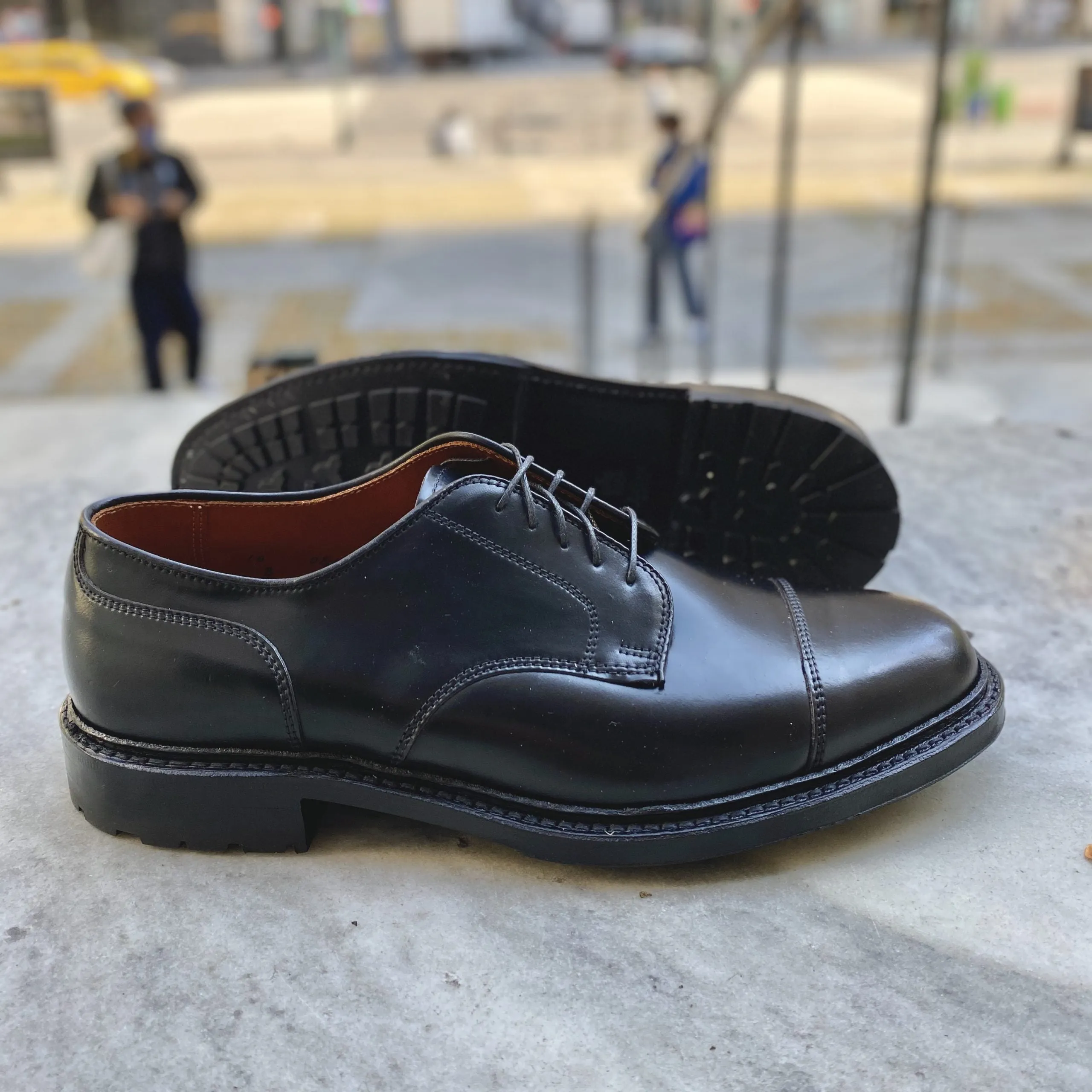 2175C - DeRosa Captoe Blucher in Black Shell sold by Alden on Madison product image thumbnail 4