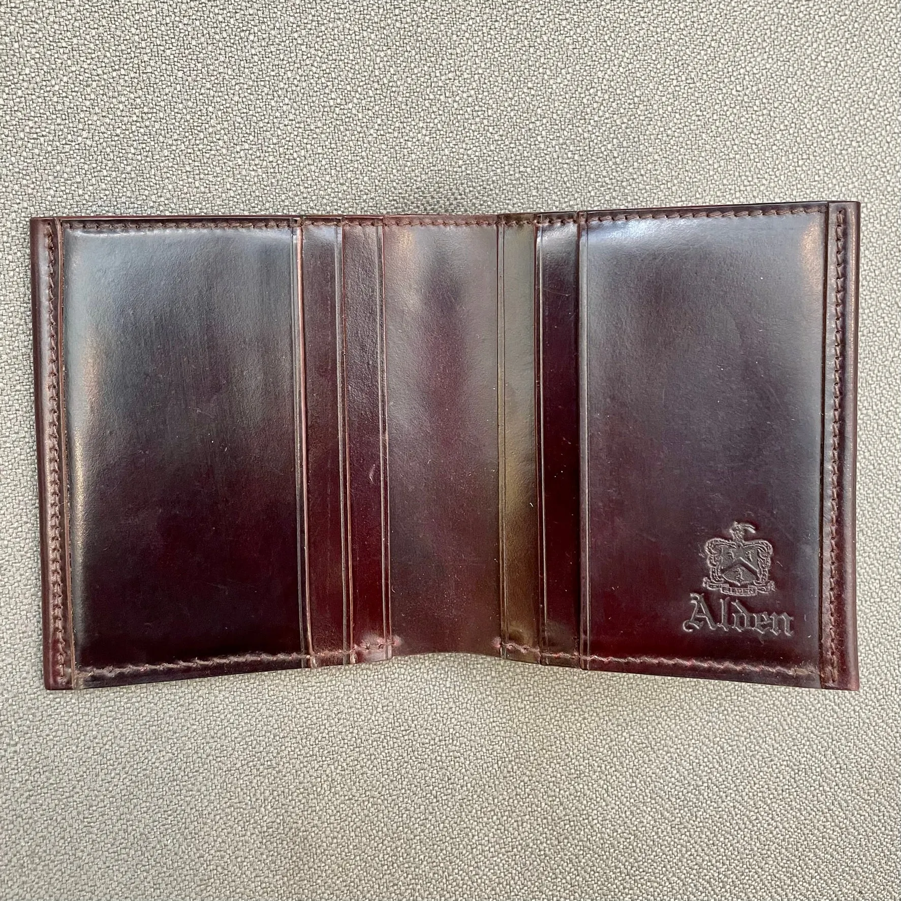 LG 7008 - Alden Color 8 Shell Cordovan Wallet sold by Alden on Madison product image thumbnail 2