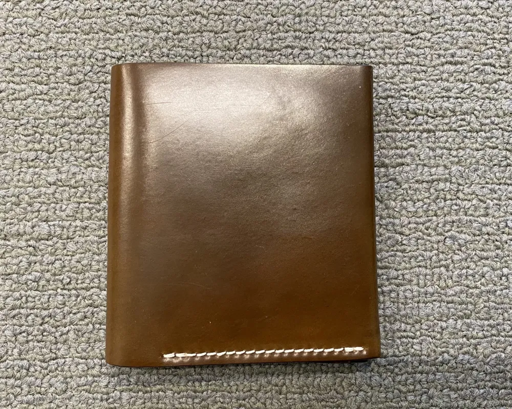 LG 7007 - Alden Cognac Shell Cordovan Wallet sold by Alden on Madison