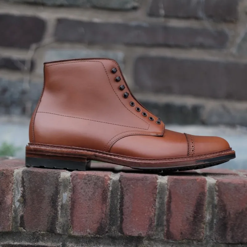 D2825HC - Jumper Boot in Burnished Tan Calfskin sold by Alden on Madison