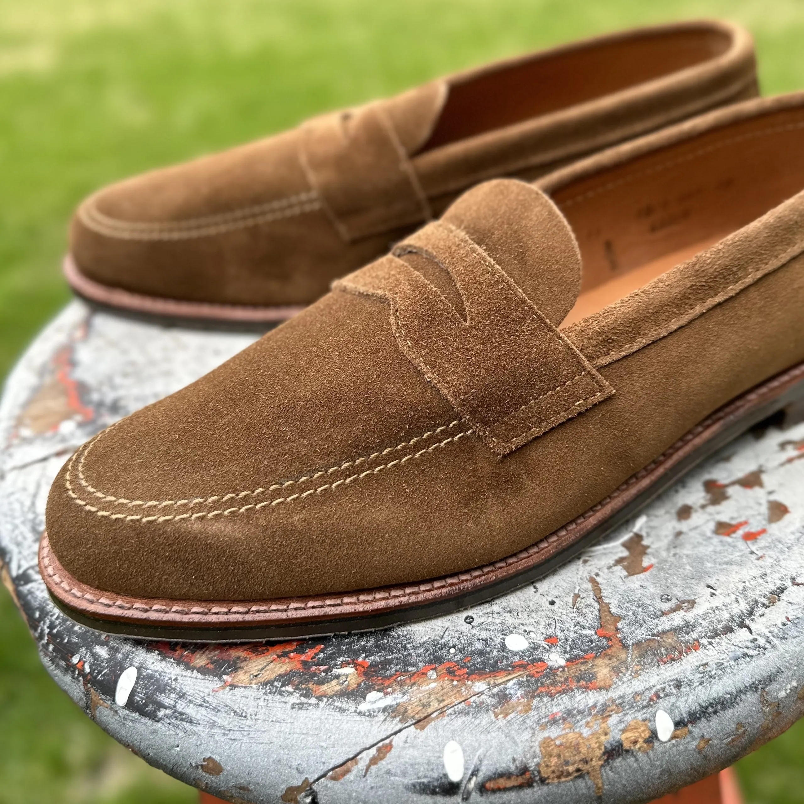 6221L - Unlined Penny Mocc in Snuff Suede sold by Alden on Madison product image thumbnail 4