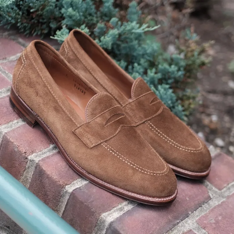 96941F - Flex Penny Loafer in Snuff Suede sold by Alden on Madison