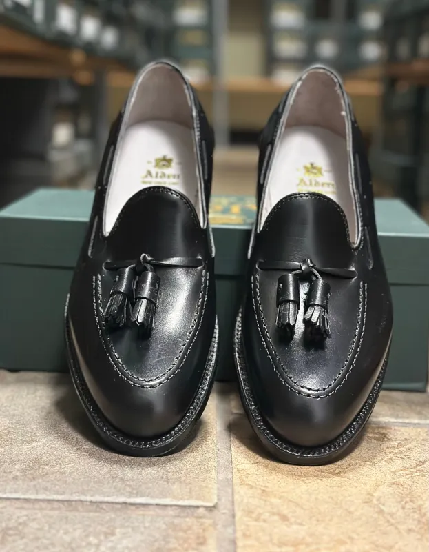 660 - Tassel Loafer in Black Calfksin sold by Alden on Madison