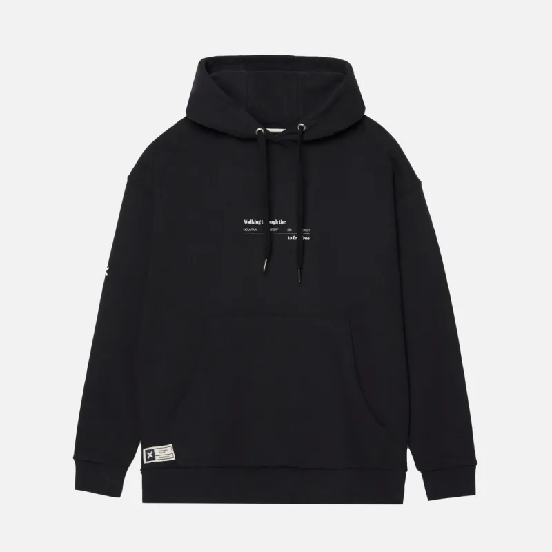BLACK WANDER HOODIE sold by Blue Banana