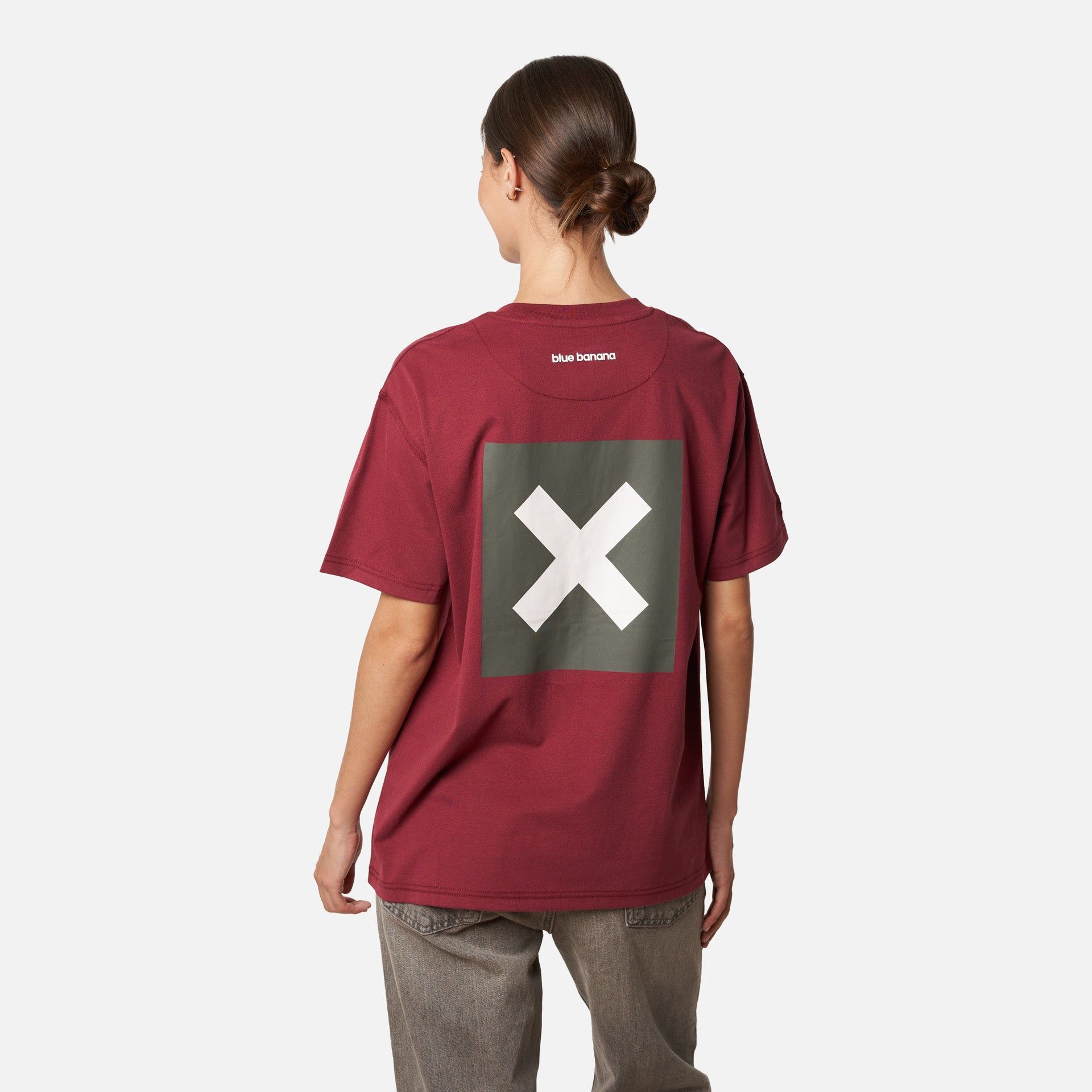 BURGUNDY NATURE TEE sold by Blue Banana product image thumbnail 4